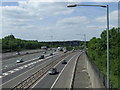 TQ0284 : M25 near Iver Heath by Malc McDonald