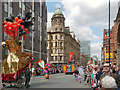 SJ8397 : Deansgate on Manchester Day by David Dixon