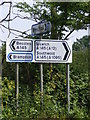 TM4479 : Roadsigns on the A145 London Road by Geographer