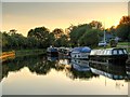 SP2266 : Evening on the Grand Union Canal by David Dixon