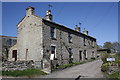 SE1090 : Cottages and access road to Hill Top Farm, Moor Road by Roger Templeman