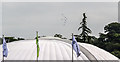 SU8808 : Red Arrows Big Arrow Formation at Goodwood Festival of Speed 2013, West Sussex by Christine Matthews