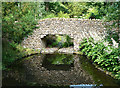 NT6424 : A bridge and pond at Monteviot House Gardens by Walter Baxter