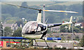 J4973 : Robinson Beta helicopter (G-BOCN), Newtownards by Albert Bridge