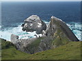 HP6017 : Herma Ness: above Humla and Burra Stacks by Chris Downer