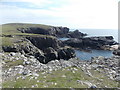 HU6771 : Out Skerries: across Brei Geo by Chris Downer