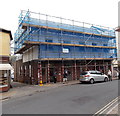 SY1287 : NatWest bank under wraps, Sidmouth by Jaggery