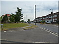 TQ2467 : Morden Park:  Hillcross Avenue at the junction with Churston Drive by Dr Neil Clifton