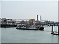 SZ5095 : River Medina, Cowes Floating Bridge (Chain Ferry) by David Dixon