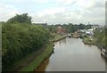 SJ8354 : Hardingswood Junction, from the railway bridge by Christopher Hilton