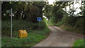 TL3917 : Country lane at Baker's End, near Ware by Malc McDonald