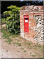 TM2799 : Howe Church Victorian Postbox by Geographer