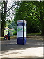 TQ2979 : RideLondon spectator information board in St James's Park by PAUL FARMER