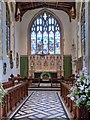 TM0533 : St Mary's Church Dedham, Chancel and East Window by David Dixon