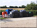 TM1084 : Recycling at Shelfanger Village Hall by Geographer