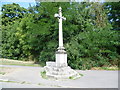 TQ2263 : Column at entrance to Nonsuch Park by Marathon