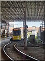 SJ8498 : Roof Scaffolding at Manchester Victoria Station by David Dixon