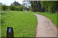 SP0665 : Shared path, Arrow Valley Park, Washford, Redditch by Robin Stott