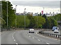 TQ4077 : View of the Emirates Air Line from the A102 by David Dixon