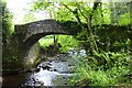 SS8945 : Horner Packhorse Bridge over Horner Water by Steve Daniels