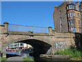 NT2472 : Viewforth canal bridge  west side by Stephen Craven