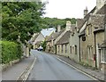 ST8477 : View up The Street from near to By Brook bridge by Rob Farrow