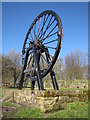 NZ2870 : Old colliery wheel by Andrew Tryon