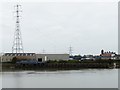 ST3186 : Disused jetty, west bank, River Usk by Christine Johnstone