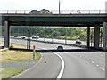 SJ9607 : M6 Toll Road, Bridge at Junction T8 by David Dixon