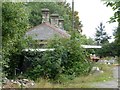 ST2998 : Former Griffithstown railway station, from the road by Christine Johnstone