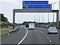 SK0407 : Overhead Sign Gantry, M6 Toll Road by David Dixon