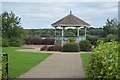 SP8740 : Bandstand at Willen Lake by John Firth