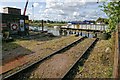 TF3243 : Railway Swing Bridge, Boston by Dave Hitchborne