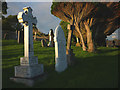 SD4972 : Old headstones, Warton graveyard by Karl and Ali