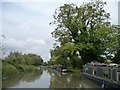 SU2763 : Moored narrowboats on south [towpath] bank by Christine Johnstone