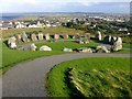 NB4134 : View East From The Base Of The Lewis War Memorial by Rude Health 