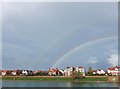 SD3427 : Double rainbow over Fairhaven by Barbara Carr