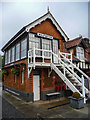 TF6528 : Signal Box, Wolferton Station, Norfolk by Christine Matthews