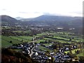 NY2323 : Looking towards the Vale of Keswick from the slopes of Kinn by Graham Robson