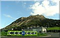 SH6875 : Roundabout, Llanfairfechan by nick macneill