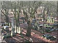 SP0588 : Key Hill Cemetery, Hockley: view southwest across the lower area by Robin Stott