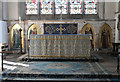 TF0705 : Altar and reredos, St John the Baptist church, Barnack by J.Hannan-Briggs