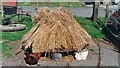 HY3219 : Straw thatched hen house, Corrigall Farm Museum by David Hawgood