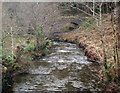 SS9089 : The Afon Garw by Pont-y-rhyl by eswales