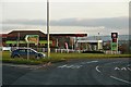 SP0446 : Texaco Filling Station, Evesham Services by David Dixon