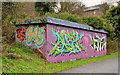 J3470 : Graffiti, Lagan towpath, Stranmillis, Belfast (December 2013) by Albert Bridge