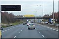 SO8957 : Northbound M5, Flyover at Junction 6 by David Dixon