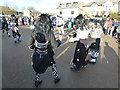 TL2697 : Pig Dyke Molly musicians - Whittlesea Straw Bear Festival 2014 by Richard Humphrey