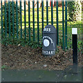 SK5337 : City of Nottingham boundary post by Alan Murray-Rust