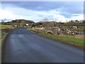 NY3368 : Plump Bridge and the Scottish border by Oliver Dixon